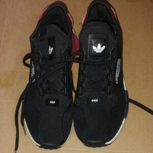 Adidas Black Sneakers with Red and Blue NMD